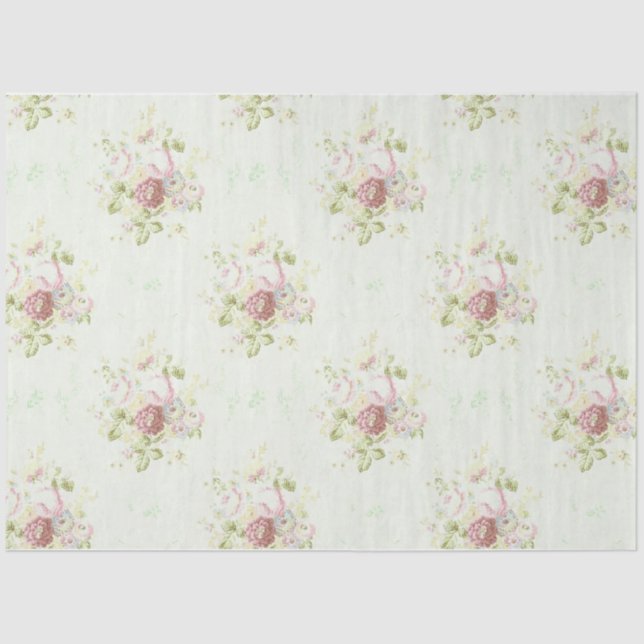 Shabby Chic Collage Series Design 10 Tissue Paper (Front)