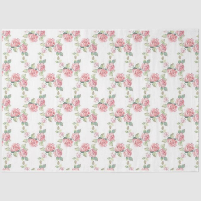 Shabby Chic Collage Series Design 13 Tissue Paper (Front)