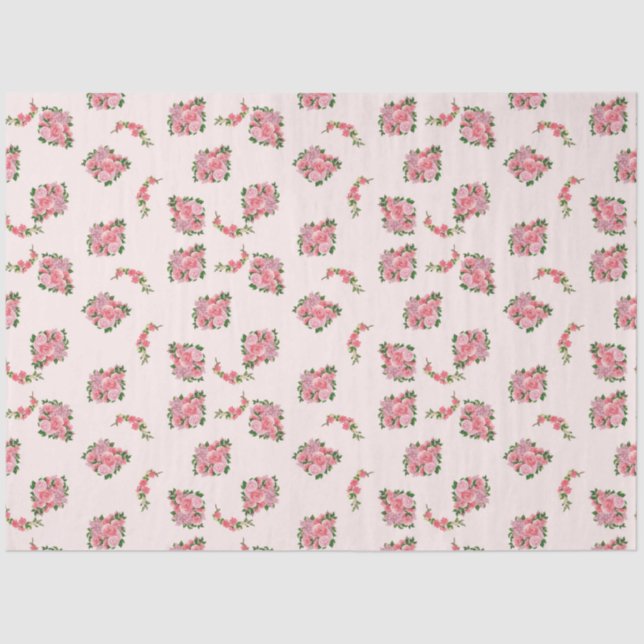 Shabby Chic Collage Series Design 3 Tissue Paper (Front)