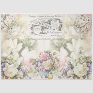 Shabby Chic Collage Series Design 3 Tissue Paper