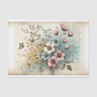 Shabby Chic Decoupage Tissue Paper