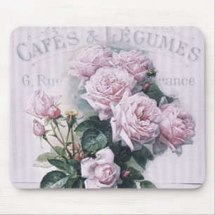 shabby chic, decoupage, victorian, french chic, pa mouse pad