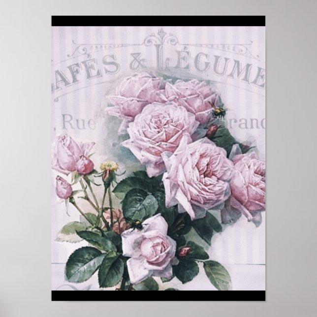 shabby chic, decoupage, victorian, french chic, pa poster (Front)