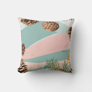 Shabby Chic Dreamy Pastel Pinecone Cushion