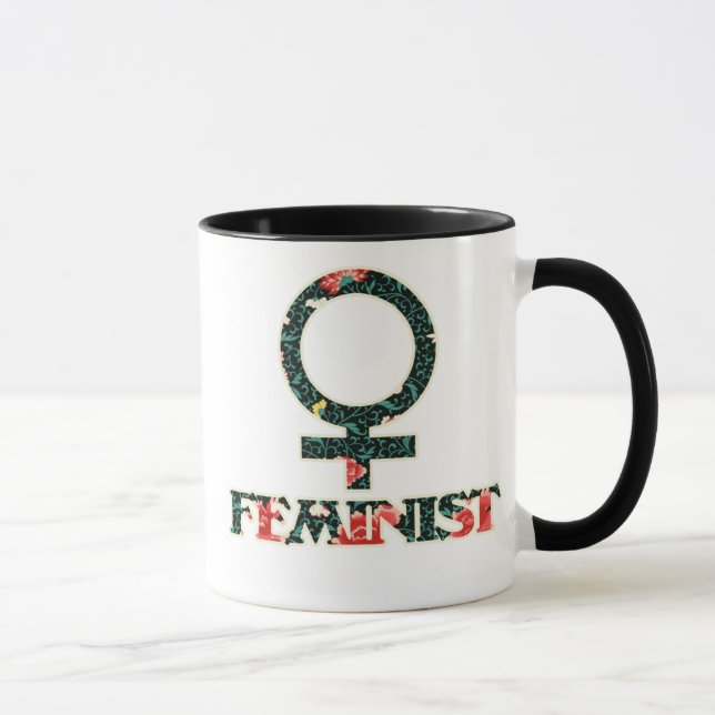 Shabby Chic Feminist Mug (Right)