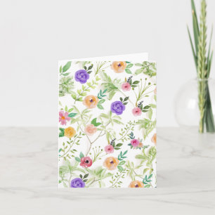 Shabby Chic Floral Card