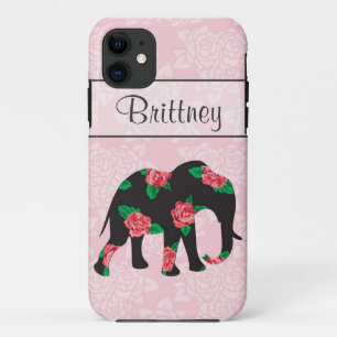 Shabby Chic Floral Elephant Iphone 5 case