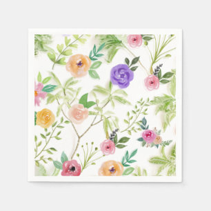 Shabby Chic Floral Napkin