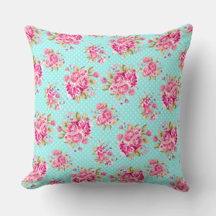 Shabby Chic Floral Roses Cushion