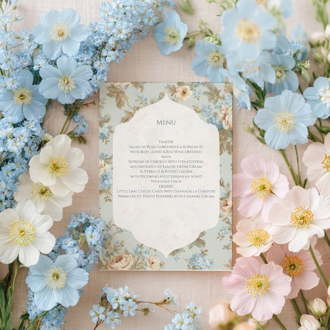 Shabby Chic florals Menu (Creator Uploaded)