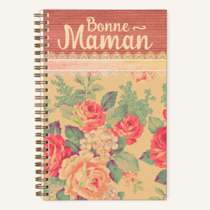 Shabby Chic French Grandmother Bonne-Maman Notebook