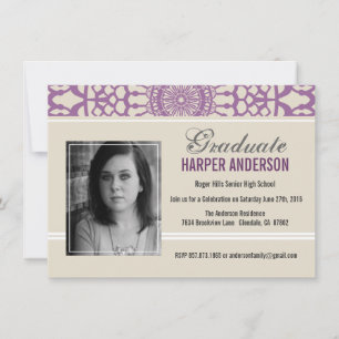 Shabby Chic Lace Graduation Annouoncement Invite