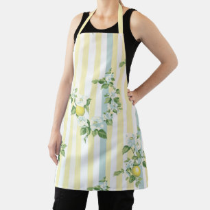 Shabby Chic Lemon Floral Series Design #11 Apron
