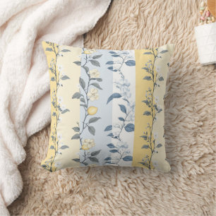 Shabby Chic Lemon Floral Series Design #9 Cushion