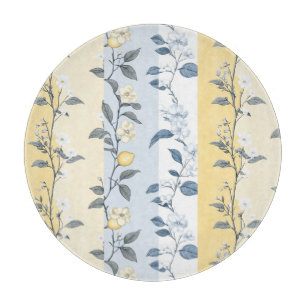Shabby Chic Lemon Floral Series Design #9 Cutting Board