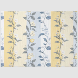 Shabby Chic Lemon Floral Series Design #9 Tissue Paper