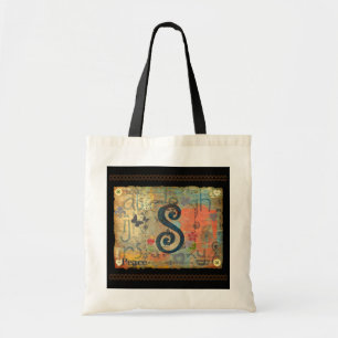 Shabby Chic Letter S Tote Bag