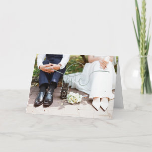 Shabby Chic Lifestyle Design Blank Inside Wedding Card