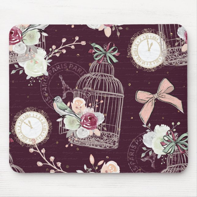  Shabby Chic Mouse Pad (Front)