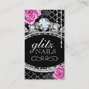Shabby Chic Nail Salon Business Cards