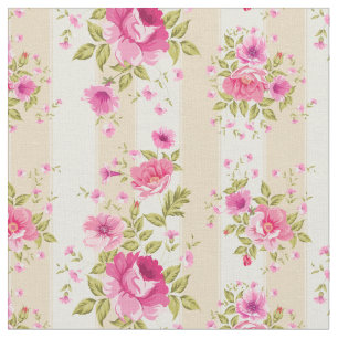 shabby chic, pink floral,beige,vintage,victorian fabric