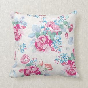 shabby chic,pink floral,trendy,girly,elegant,cute, cushion