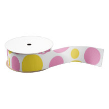Shabby Chic Pink & Yellow Polka Dots