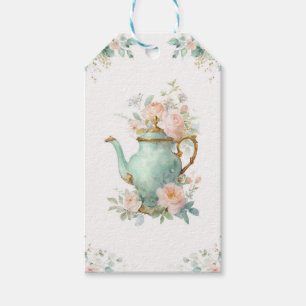 Shabby Chic Romantic Vintage Roses Floral Party Gift Tags