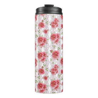 Shabby Chic Rose Tumbler