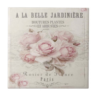 shabby chic,rustic,vintage,floral,collage,country, ceramic tile
