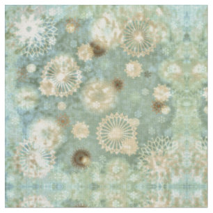 Shabby Chic Snowflake Fabric