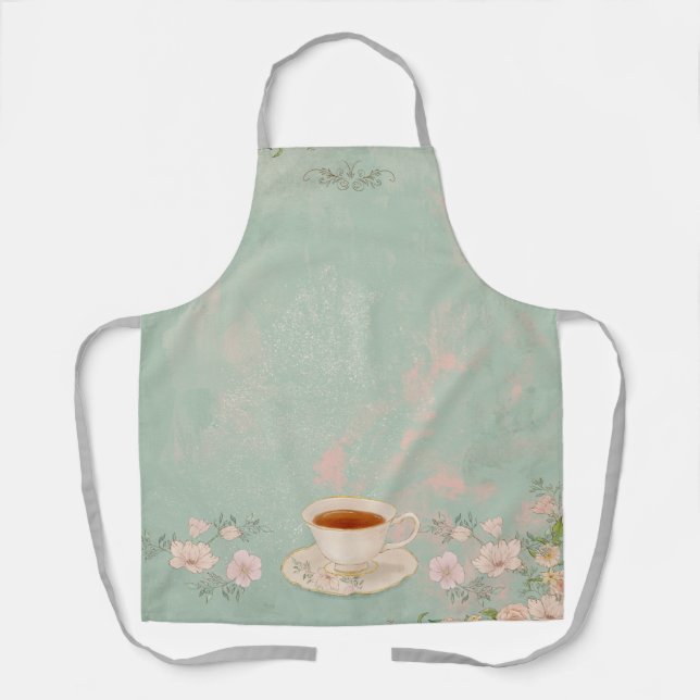 Shabby Chic Tea Party Apron (Front)