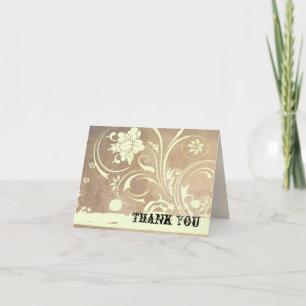 Shabby Chic Thank You Card