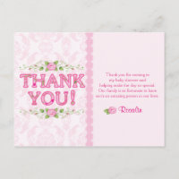 Shabby Chic Thank You Cards