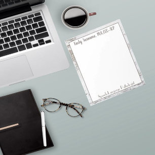 Shabby Chic! Trendy SLP Notepad