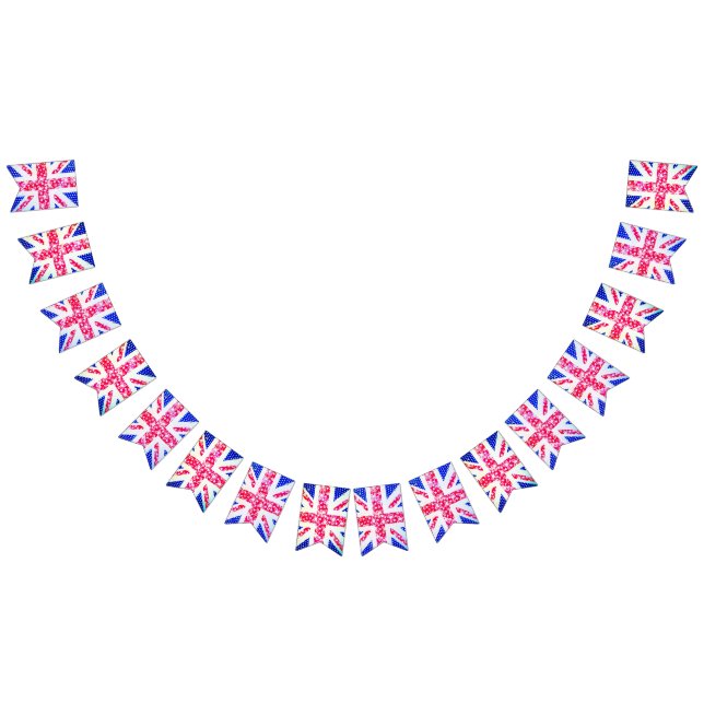 Shabby Chic. Union Jack. Bunting (All)