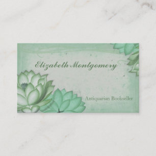 Shabby Chic Vintage Flowers Business Cards