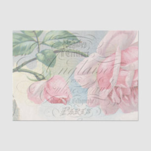 Shabby-Chic Vintage Paris Tissue Paper