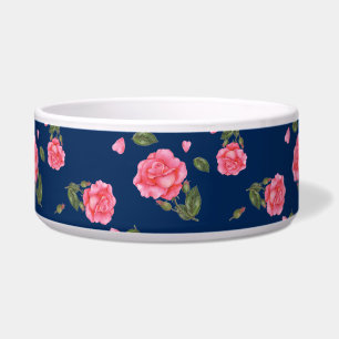 Shabby Chic Watercolor Pink Rose Floral Pattern