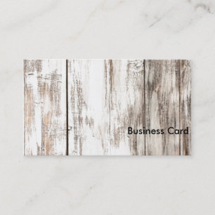 Shabby Chic - White Business Card