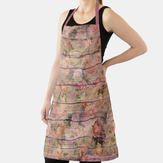 Shabby Chic Wood Series Design 16  Apron (Insitu)