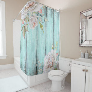 Shabby Country Chic Shower Curtain