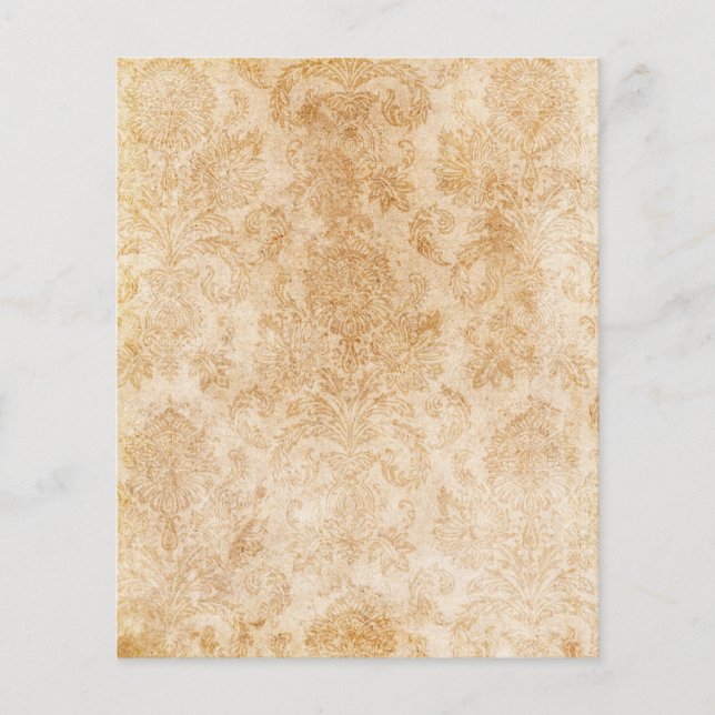 Shabby Damask Parchment Paper (Front)