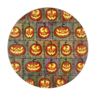 Shabby Halloween, vintage background. Cutting Board