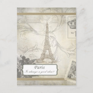 Shabby: Paris is Always a Good Idea! Postcard