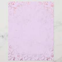 Shabby Pink & Rose Gold Scrapbook Paper