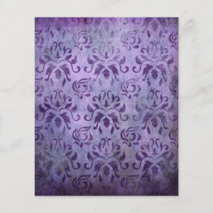 Shabby Purple Vintage Scrapbook Paper