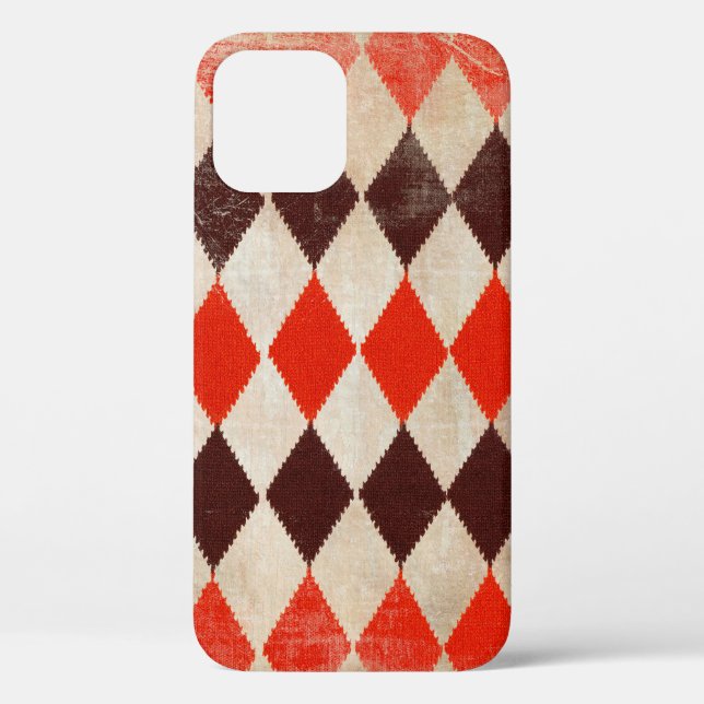 shabby rhombuses background Case-Mate iPhone case (Back)