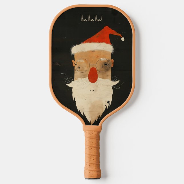 Shabby Santa Pickleball Paddle (Front)
