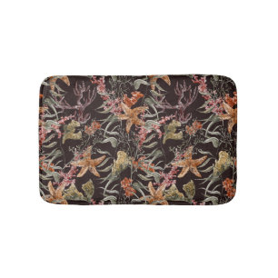 Shabby Sea Life Pattern Bath Mat